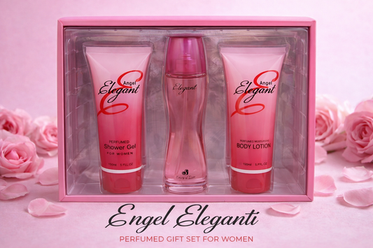 Set Parfum Angel Elegant 3 in 1 pentru Femei