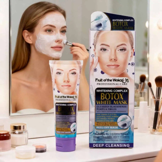 Masca de fata Fruit Of The Wokali Botox White Mask – Curatare profunda, eliminare puncte negre, Peel-Off